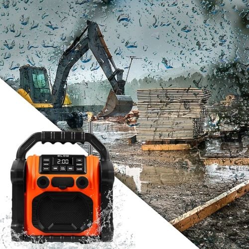 RADIO BUDOWLANE FM 20W RMS BLUETOOTH 5.1 POWERBANK USB-C AUX LED IP55 na Arena.pl