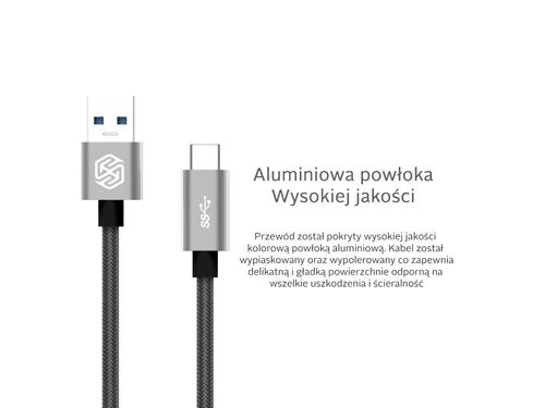Kabel Elite USB-C Typ C Grey na Arena.pl