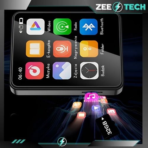 ODTWARZACZ MP3 MP4 32GB BLUETOOTH GŁOŚNIK PL MENU RADIO DYKTAFON na Arena.pl