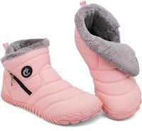 Śniegowce damskie buty zimowe ocieplane różowe antypoślizgowe rozm. 37