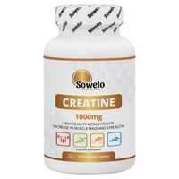 Kreatyna Monohydrat 1000 mg 120 Tab – Siła, Energia, Regeneracja – Sowelo