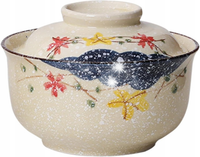 MISKA NA RAMEN CERAMICZNA Z POKRYWKĄ ELEGANCKA WYSOKIEJ JAKOŚCI 800ml