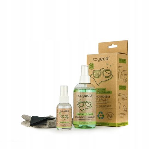 PŁYN DO CZYSZCZENIA OKULARÓW ZESTAW 4W1 Z MIKROFIBRĄ x2 + PŁYN na Arena.pl