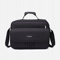 TORBA MĘSKA DO PRACY SZKOŁY UCZELNIĘ NA RAMIĘ KOLOR CZARNY MARKA