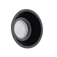 Oprawa wpustowa okrągła Deep H0111 Maxlight podtynkowa metalowa czarna