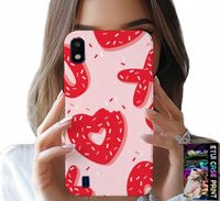 ETUI DO SAMSUNG A10 - KOBIECE, MODNE WZORY XOXO SERCE + SZKŁO