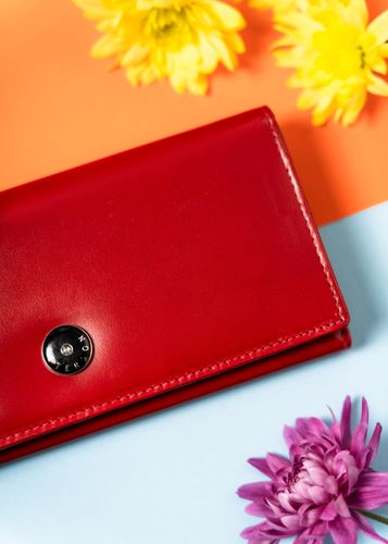portfel damski skórzany ptn 1680133-ngv-5809 red na Arena.pl