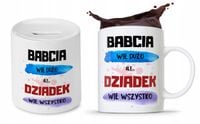 Zestaw Dla Dziadka Dzień Dziadka Kubek + Skarbonka Z Nadrukiem Ze Zdjęciem