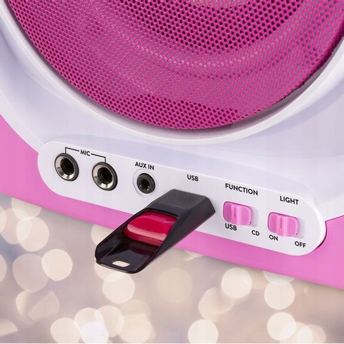 Zestaw KARAOKE głośnik bluetooth CD+G/2 mikrofony na Arena.pl