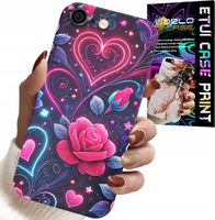 ETUI DO IPHONE 6 / 6S - SERCE, RÓŻA, NASTOLETNIE CASE + SZKŁO