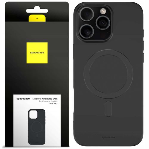 SC Silicone Magnetic Case iPhone 16 Pro Max black na Arena.pl