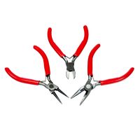 Zestaw narzędzi SZCZYPCE do biżuterii 3 szt. czerwone