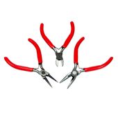 Zestaw narzędzi SZCZYPCE do biżuterii 3 szt. czerwone