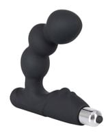 masażer prostaty rebel z wibracją czarny 14 cm