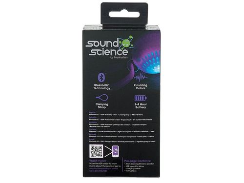 Przenośny głośnik MANHATTAN Sound Science Atom na Arena.pl