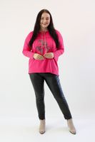 Bluzka ze złotymi sznureczkami Anda Fuksja UNI