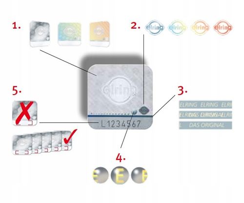 ELRING USZCZELKA POKRYWY AUDI A4 B5 B6 TT 1.8 1.8T na Arena.pl