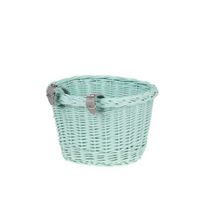 akcesoria rowerowe Kosz na rower dziecięcy w kolorze miętowym 27x22 H17 cm