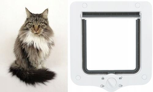 TRIXIE DRZWICZKI WAHADŁOWE 4-WAY Z TUNELEM XL na Arena.pl