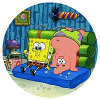 Opłatek na tort SpongeBob Kanciasto Głowy Postać Bajkowa