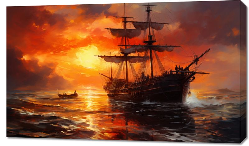 Obraz 100x60cm Ogień na Wodzie zdjęcie 1
