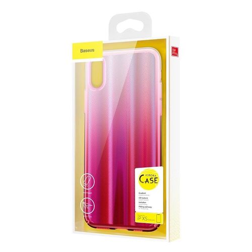 Etui Baseus Aurora Case Do Iphone X / Xs (Różowe) na Arena.pl
