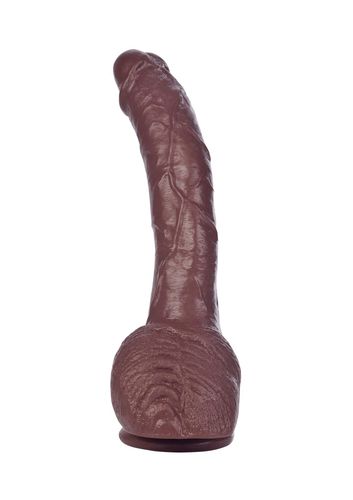 duży zagięty murzyński penis dildo 22cm przyssawka na Arena.pl