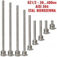 Osłona czujnika NIERDZEWNA POCHWA 1/2" 9x300mm