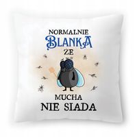 Poduszka Dla Blanki Na Urodziny Na Prezent Z Nadrukiem Ze Zdjęciem