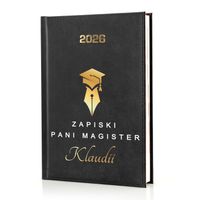 Kalendarz 2026 książkowy A5 prezent dla PANI MAGISTER Zakończenie studiów