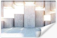 Fototapeta Do Salonu Mur BETON Abstrakcja Efekt 3D 90cm x 60cm