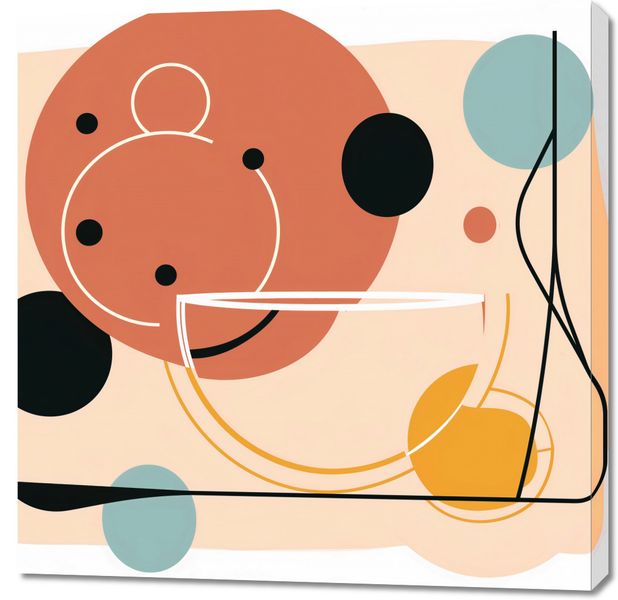 Obraz 90x90cm Harmonia Ciepła zdjęcie 1