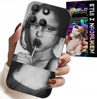 ETUI DO MOTOROLA MOTO G15 - MONA LISA Z LIZAKIEM MODNE WZORY CASE