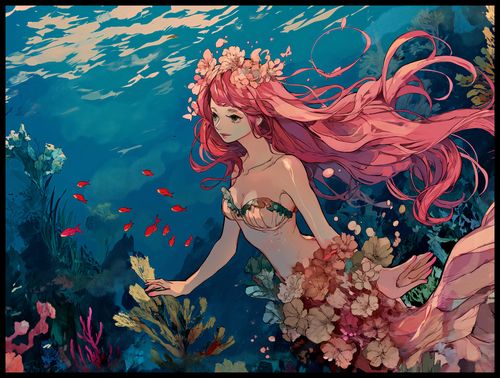 Plakat 100x75cm Nimfa Oceanu na Arena.pl