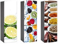 NAKLEJKA na lodówkę naklejki skin OZDOBA tapeta