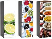 NAKLEJKA na lodówkę naklejki skin OZDOBA tapeta