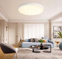 MOONSEA 48W LED Lampa Sufitowa ściemnialna, 3000-6500K, 50 cm