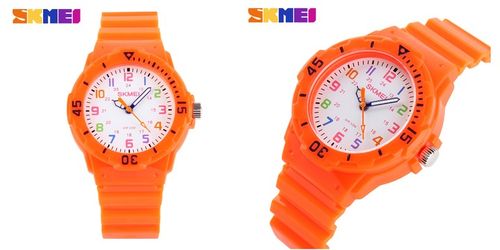 KOLOROWY ZEGAREK DZIECIĘCY SKMEI WSKAZÓWKOWY DLA CHŁOPAKA DZIEWCZYNKI 7 KOL na Arena.pl