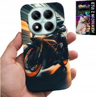 ETUI DO XIAOMI NOTE 14 PRO 5G - MOTOCYKLISTA MOTOR FAN MOTOCYKL + SZKŁO