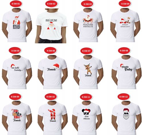 Koszulka na Święta MIKOŁAJKI prezent Babci Dziadka na Arena.pl