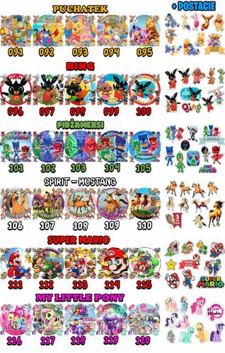 ZESTAW OPŁATEK NA TORT 20CM + 17 POSTACI - MMA HOBBY + IMIĘ 15CM 18CM na Arena.pl