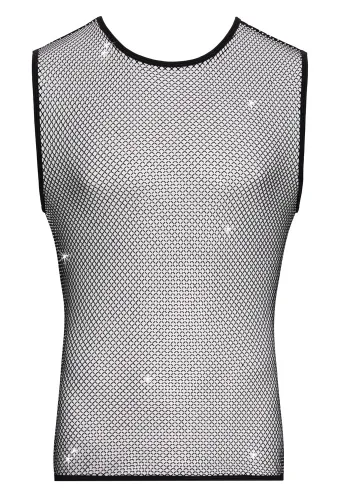 svenjoyment koszulka siatkowa męska m czarna z błyszczącymi elementami na Arena.pl