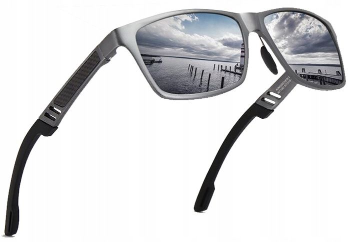 OKULARY PRZECIWSŁONECZNE KINGSEVEN POLARYZACJA nerdy aluminiowe N7180 zdjęcie 1