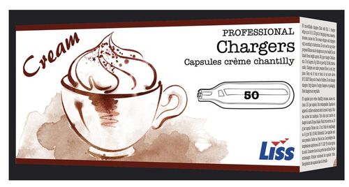 NABOJE DO BITEJ ŚMIETANY 50 SZT. LISS N2O 8G na Arena.pl