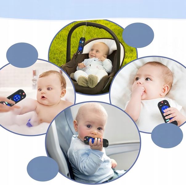 ZĄBKOWANIE ZABAWKI DO ŻUCIA GRYZAK DLA NIEMOWLĄT PILOT czerń KOLOR zdjęcie 6