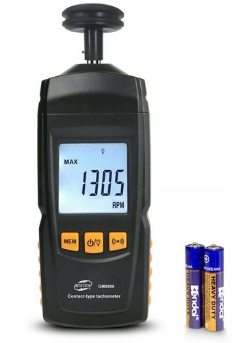 TACHOMETR LCD MIERNIK OBROTÓW DO 99999 RPM GM8906 na Arena.pl