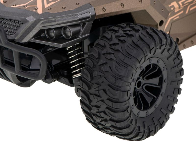 Samochód RC Drift terenowy 28 km/h brązowy zdjęcie 6