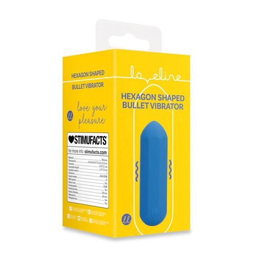 hexagon shaped bullet vibrator - jetset blue na Arena.pl