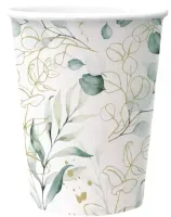 Kubki Papierowe 250 Ml, Eukaliptus (8 Sztuk)