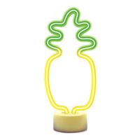 Neon na podstawce LED ANANAS pomar-zielony USB-C FSC-12 Forever Light